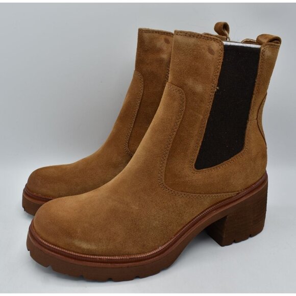 Sofft Shoes - Sofft Womens Size 8 Jordie Brandy Waterproof Leather Chelsea Boots Shoes
